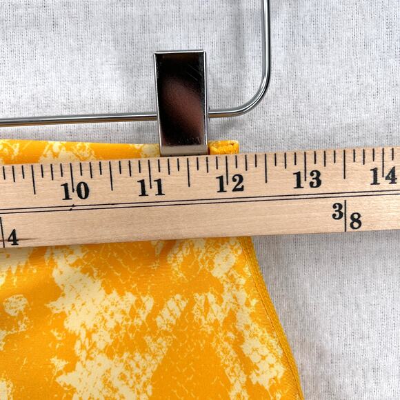 CARBON38 High Rise 7/8 Leggings Womens Medium Kumquat Yellow Snake Python - Picture 14 of 16